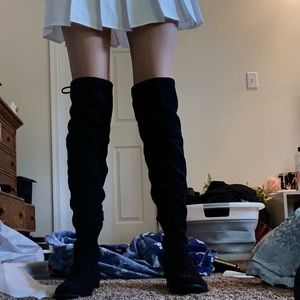 Thigh High Suede Boots